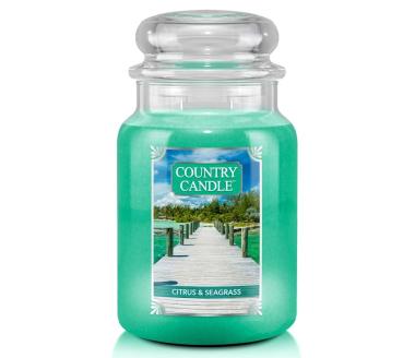 Country Candle 652g - Citrus & Seagrass